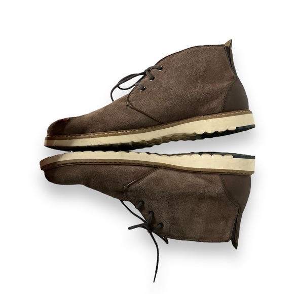 Artefact Stitchfix Men’s Taupe Suede Leather Lace-Up Chukka Boot 10 - Picture 3 of 8
